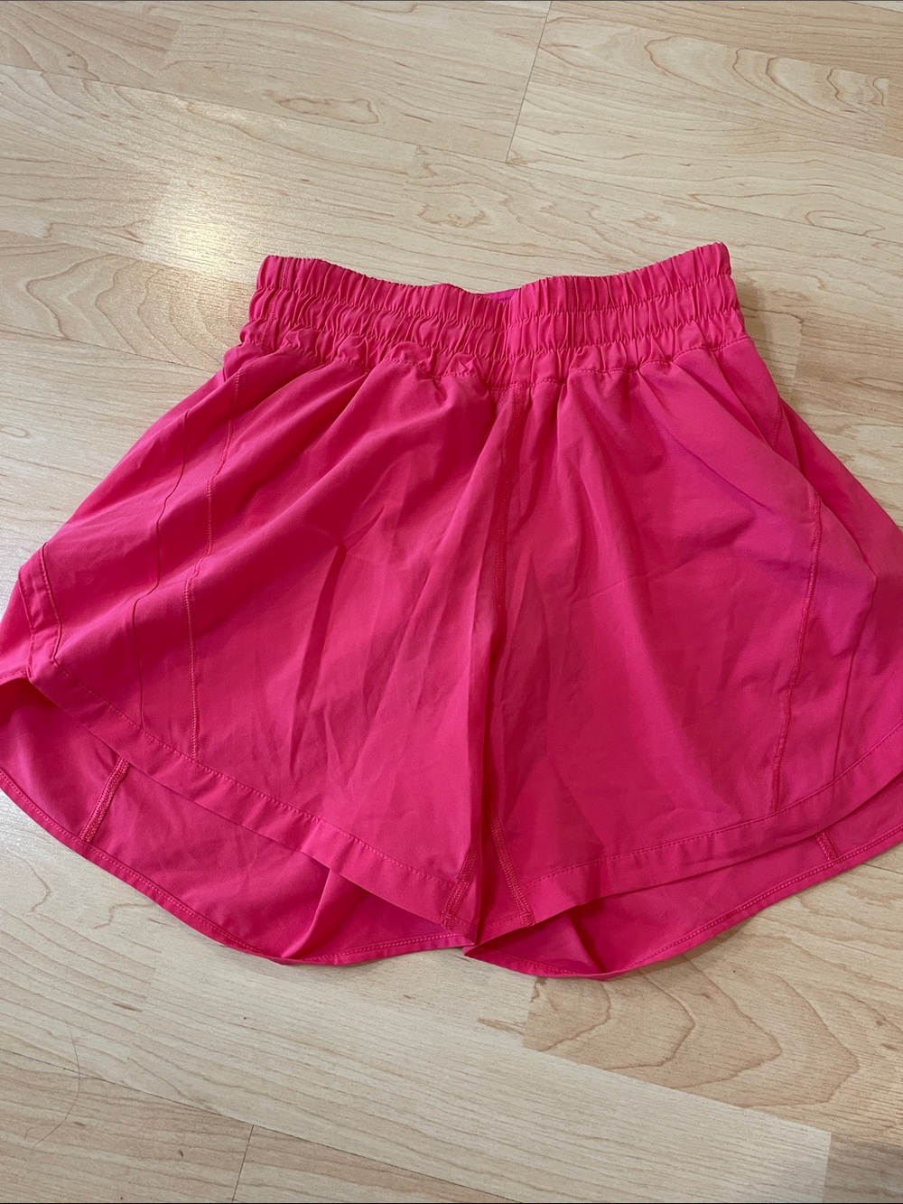 lululemon athletica Hot Pink Elastic-Waist Athletic Shorts